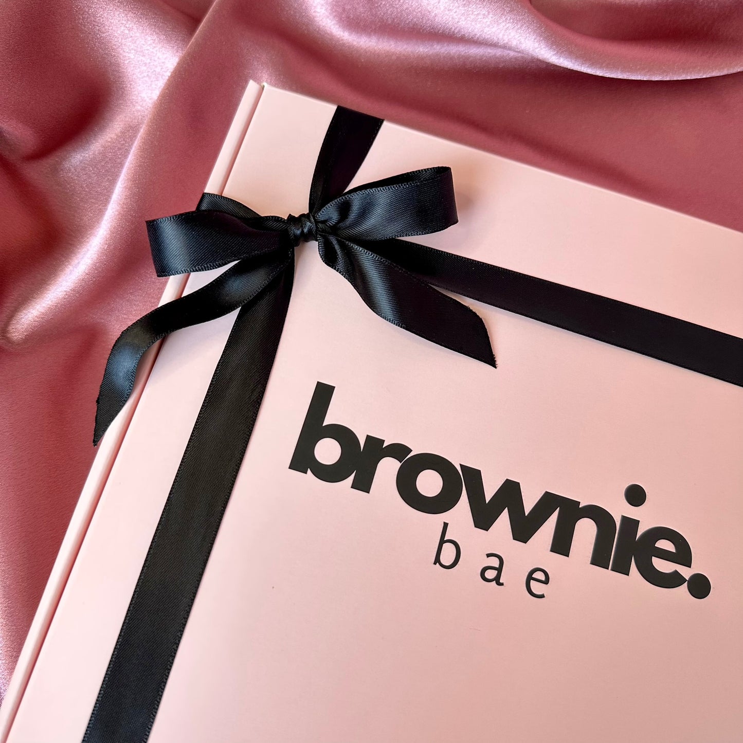 black luxury satin ribbon